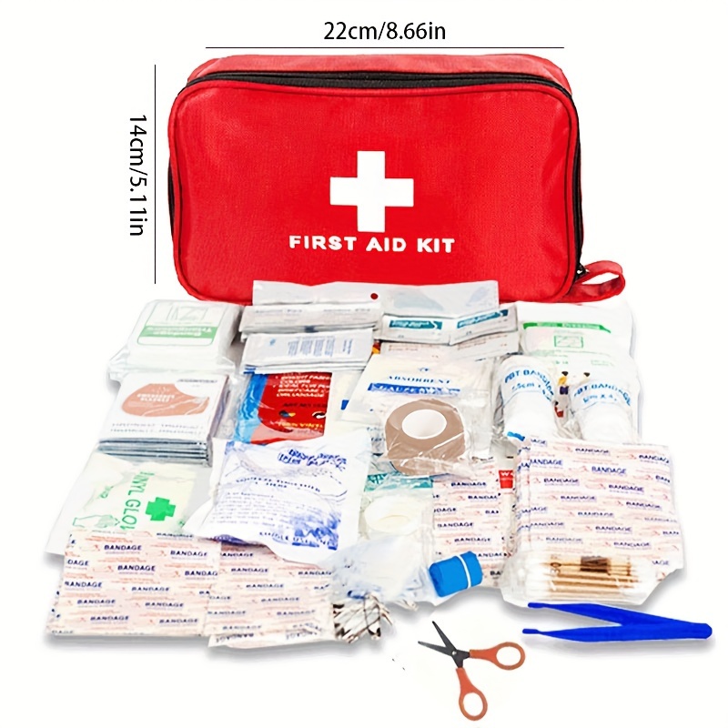 Portable First Aid Kit Medical Accessories Outdoor Camping Equipment  Emergency Survival Supplies Band-Aids Medicine Storage Bag