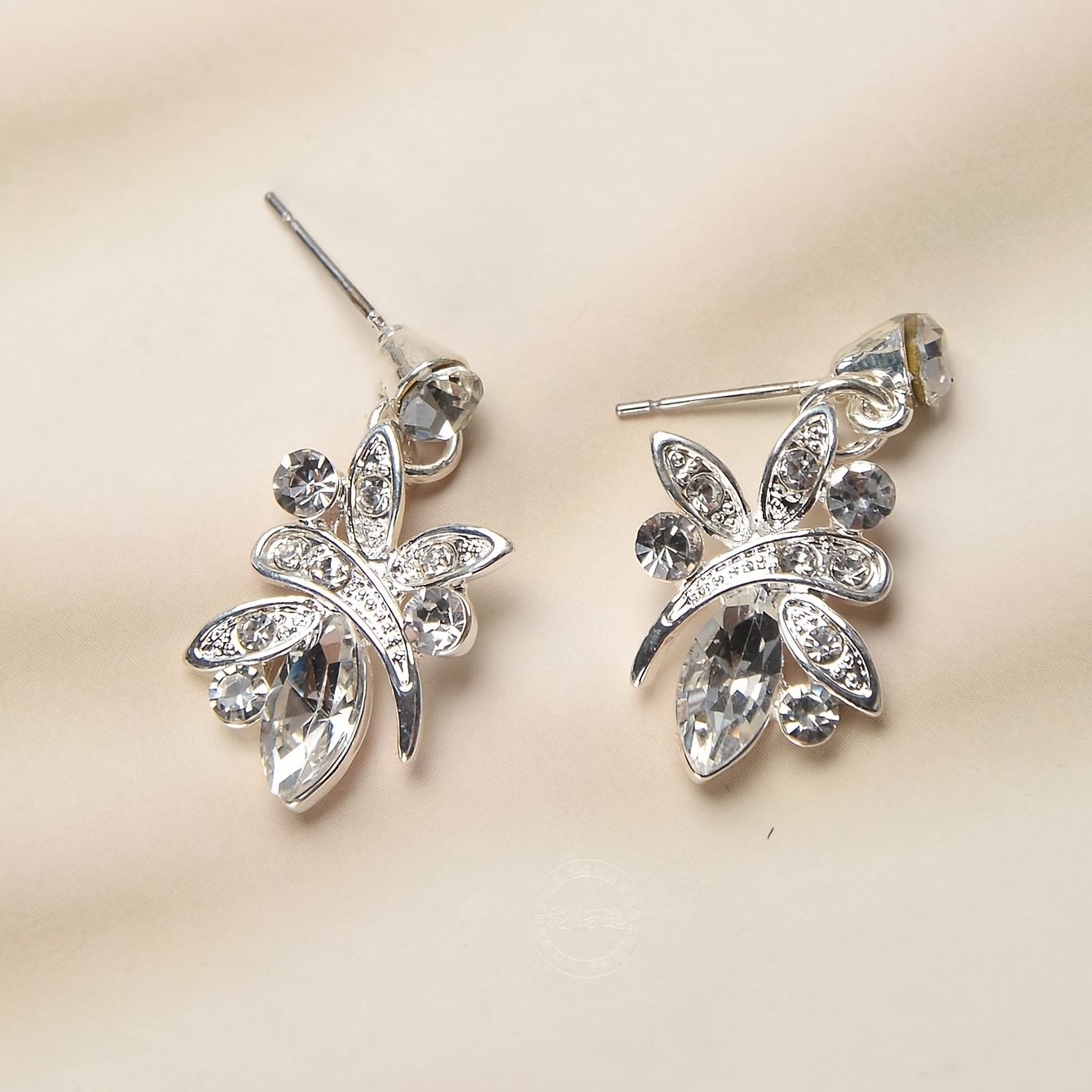 conjunto joyas boda cristales damas conjunto collar Temu