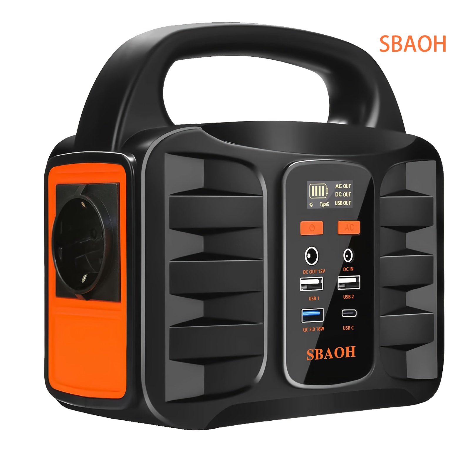 

Sbaoh Portable Power Station 194wh, 200w Battery With Ac/usb Output, Mobile Power Generator For Travel Camping Outdoors Emergency