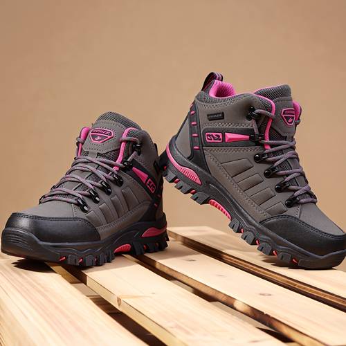 womens hiking shoes anti slip outdoor shoes wear resistant hiking shoes casual mountain climbing travel sneakers trail running shoes autumn