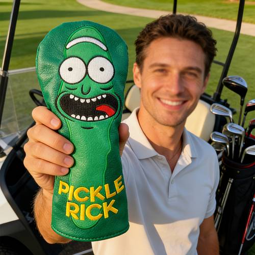 a high quality head cover for golf drivers made from premium materials featuring reinforced stitching designed for professional golfers and providing protection for golf club heads
