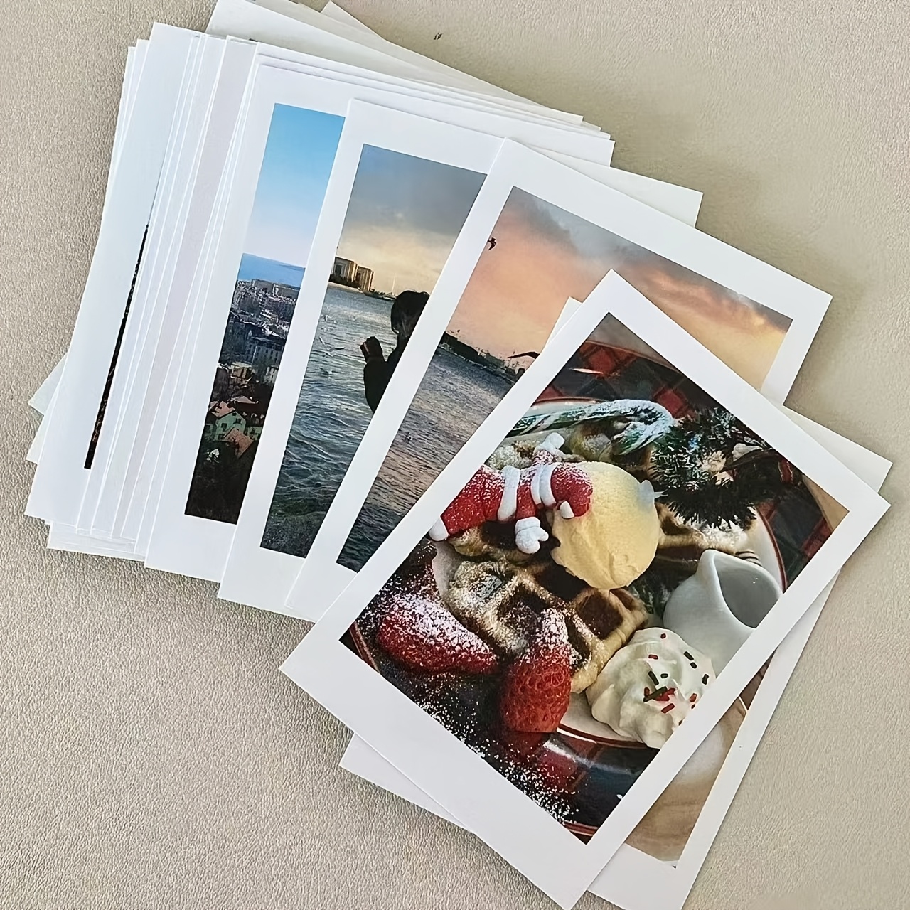 TEMU 5pcs Or 10pcs Custom Photo Prints Suitable For Diy Picture Frames - Your Own Pictures For Valentine's Day, Christmas Gifts, Family Portraits,