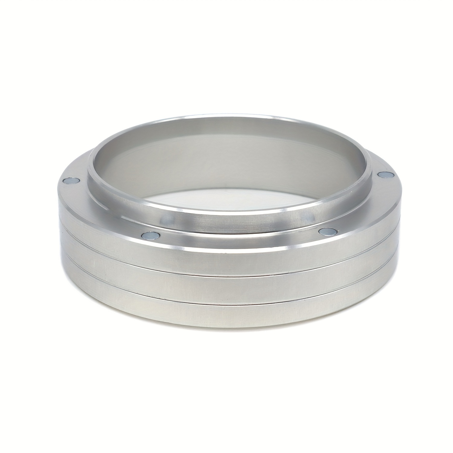 1pc Espresso Dosing Funnel Upgraded 51/53/58mm Coffee Dosing Ring Aluminum Magnetic Replacement Espresso Distribution Coffee Tool