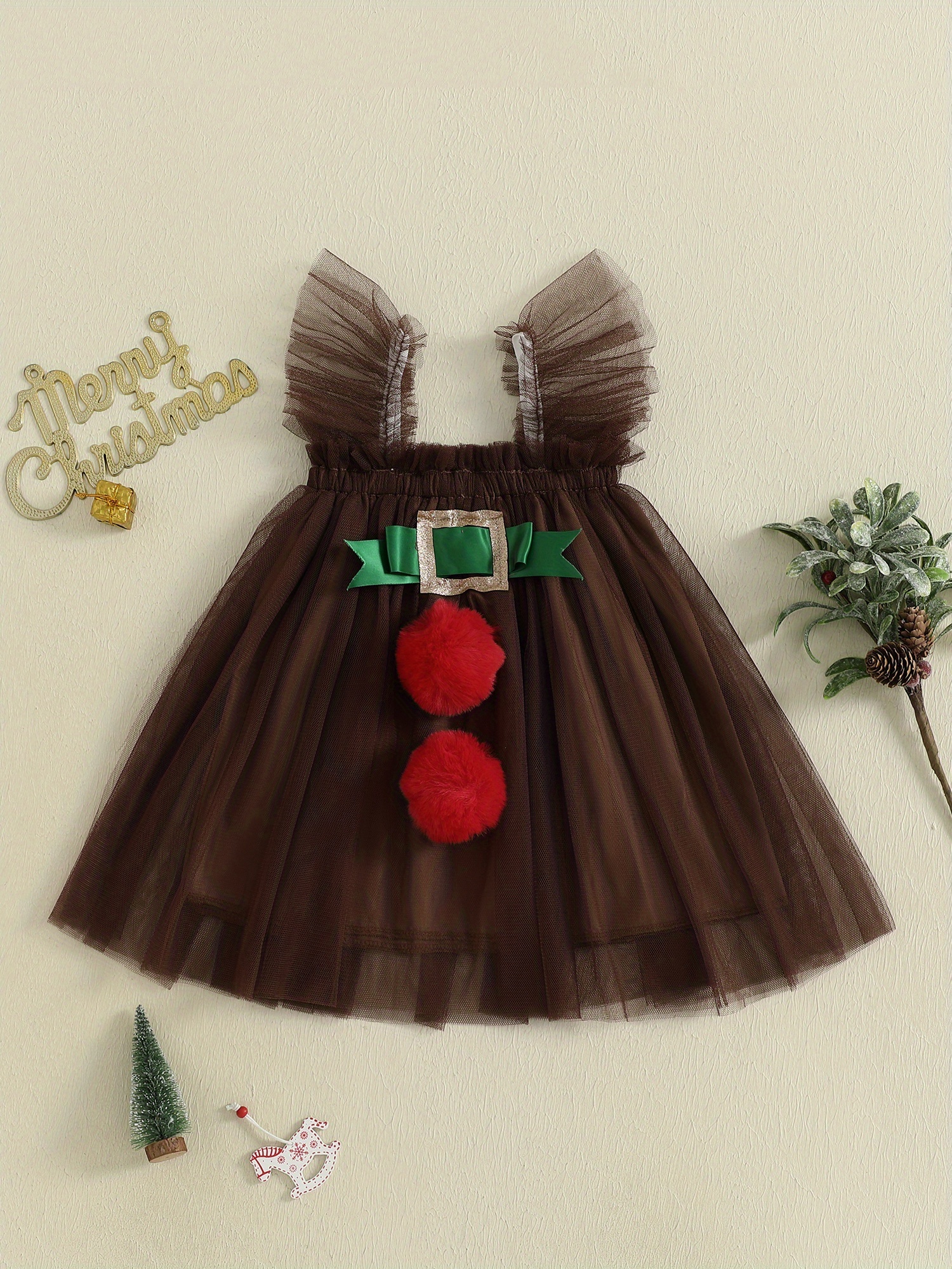 green christmas dress 4t Christmas Tree Holiday Dress main image 1