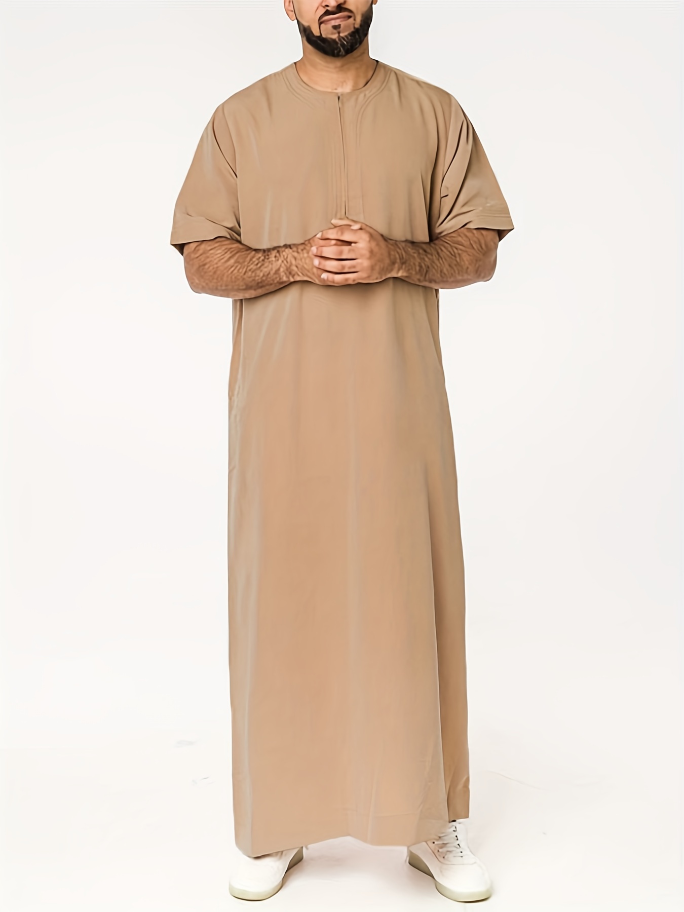 ramadan mens saudi arabic thobe jubba dishdasha long sleeve robe abaya dress ramadan dress clothing ramadan