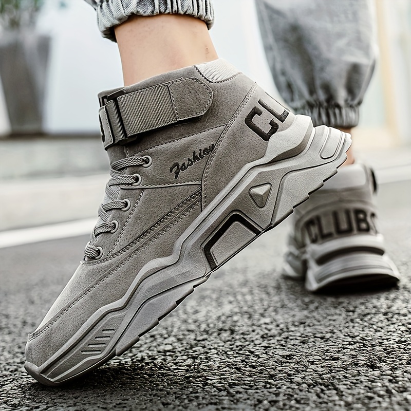 High Top Chunky Shoes Comfy Non Slip Lace Up Casual Sneakers For s Outdoor Activities