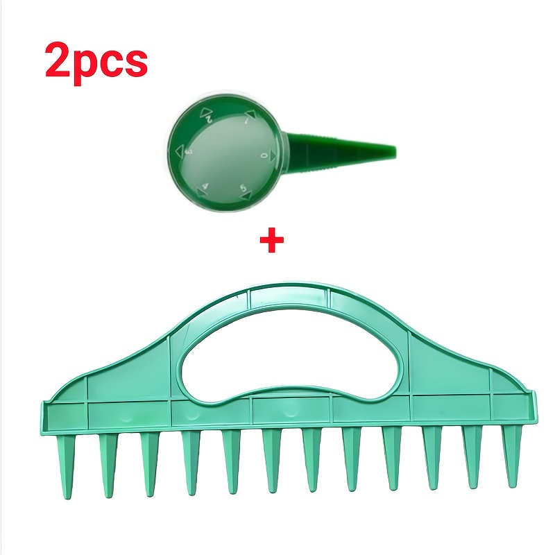 TEMU 2026 New Handheld Seed Drill Set Suitable For Lawn Care, & Field Sowing - Portable Manual Seeder With Efficient System For Grass, Flower Beds,