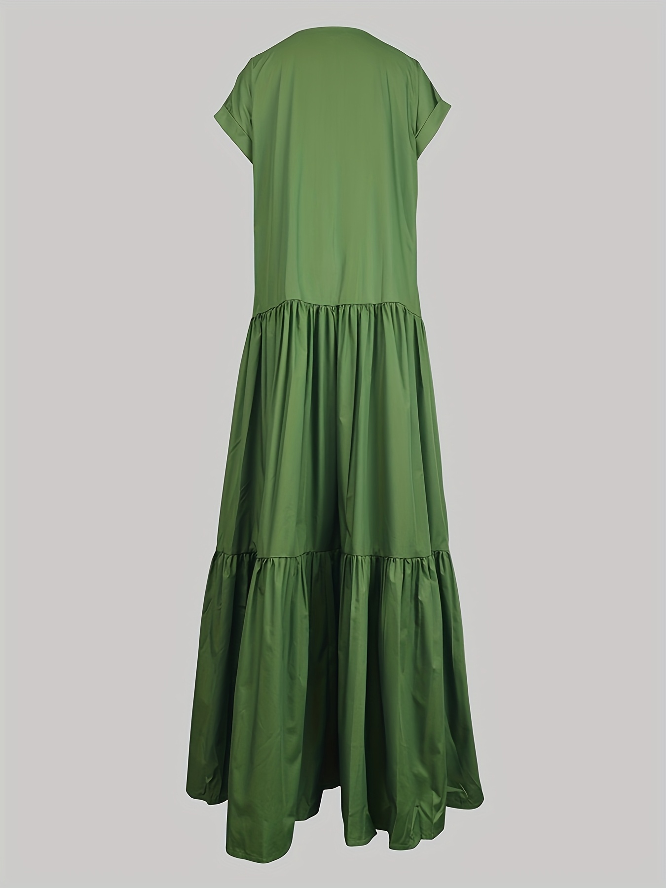 olive green maxi dress Elegant Olive off-the-shoulder silk maxi dress XL / 10 / Olive