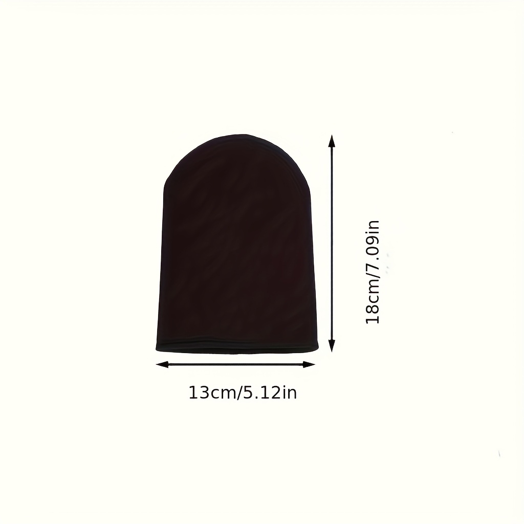 TEMU 1 paire de chaussettes chauffantes néoprènes pour orteils de 3 mm, bottes courtes noires en néoprène pour chaussures de cyclisme, chaussettes à