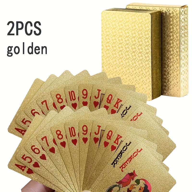 TEMU Black Playing Cards, Waterproof Playing Cards And Flexible Playing Cards With Boxes Are Suitable For Parties And For Halloween, Thanksgiving Or