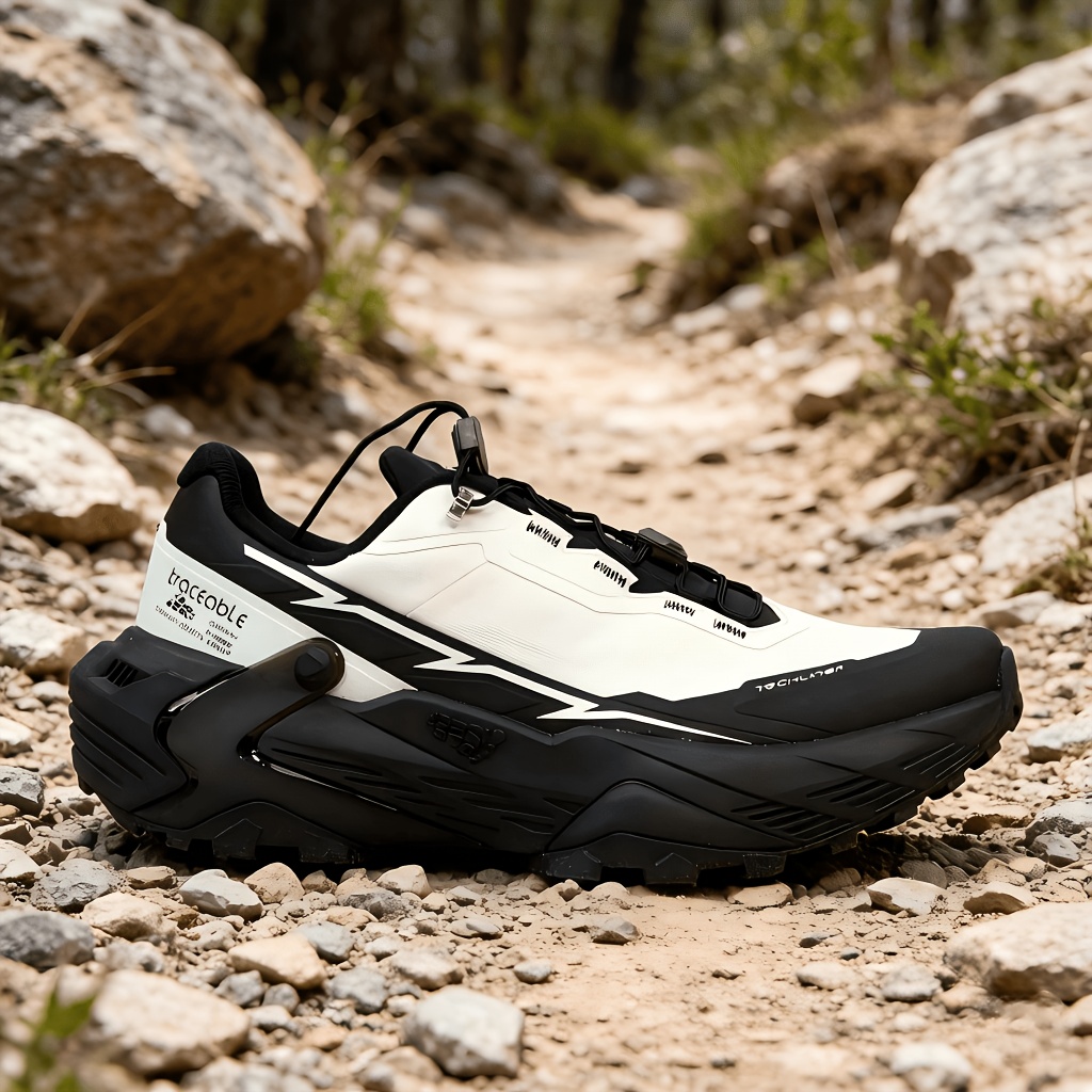 Panyan Wolfcaw Men's Lightweight Breathable Outdoor Sneakers - Shock-Absorbing Anti-Slip Trail Running Shoes with MD Sole Suitable for, Gym, Casual Wear, Low-Top Athletic Footwear for - Use