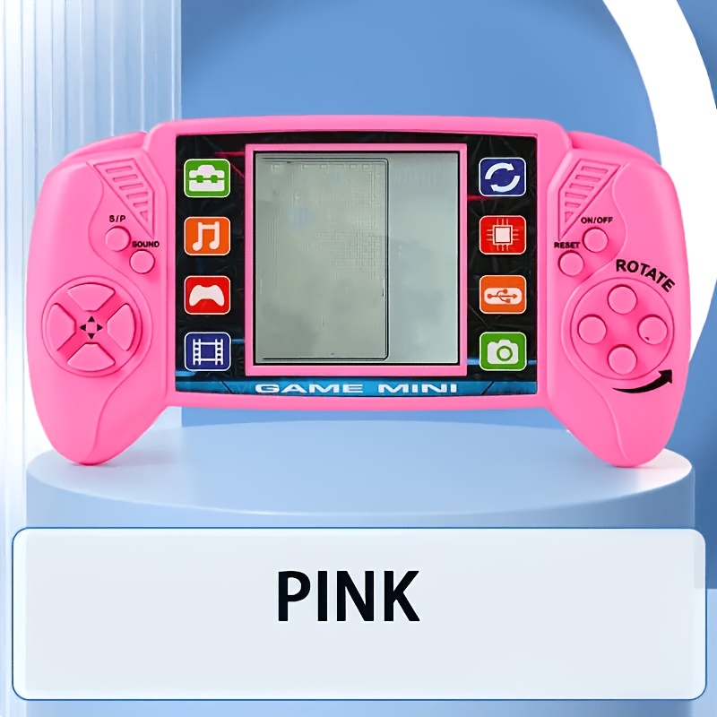 1pc Portable Game Console, Puzzle Handheld Game Console, Training Machine, Classic Electronic, Suitable As A Birthday Gift, Christmas Gift, , Electronic Pets, Handheld Game Consoles