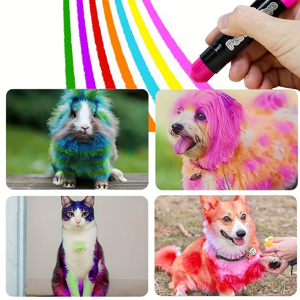 Washable dog hot sale hair dye