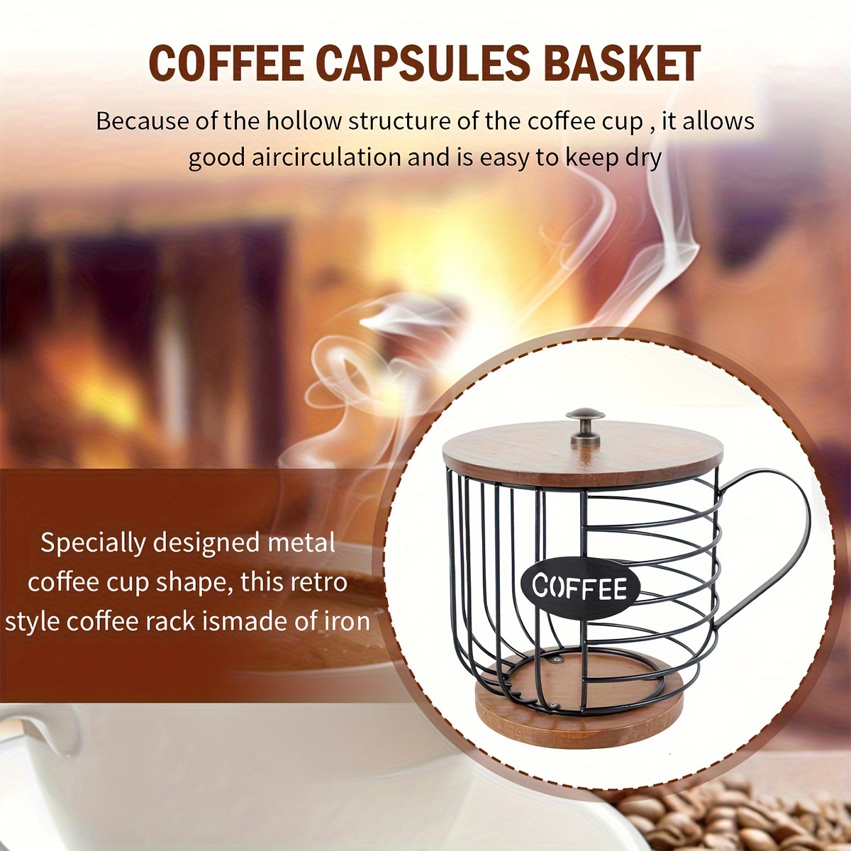 Large Capsule Coffee Storage Rack Household Large Capacity - Temu