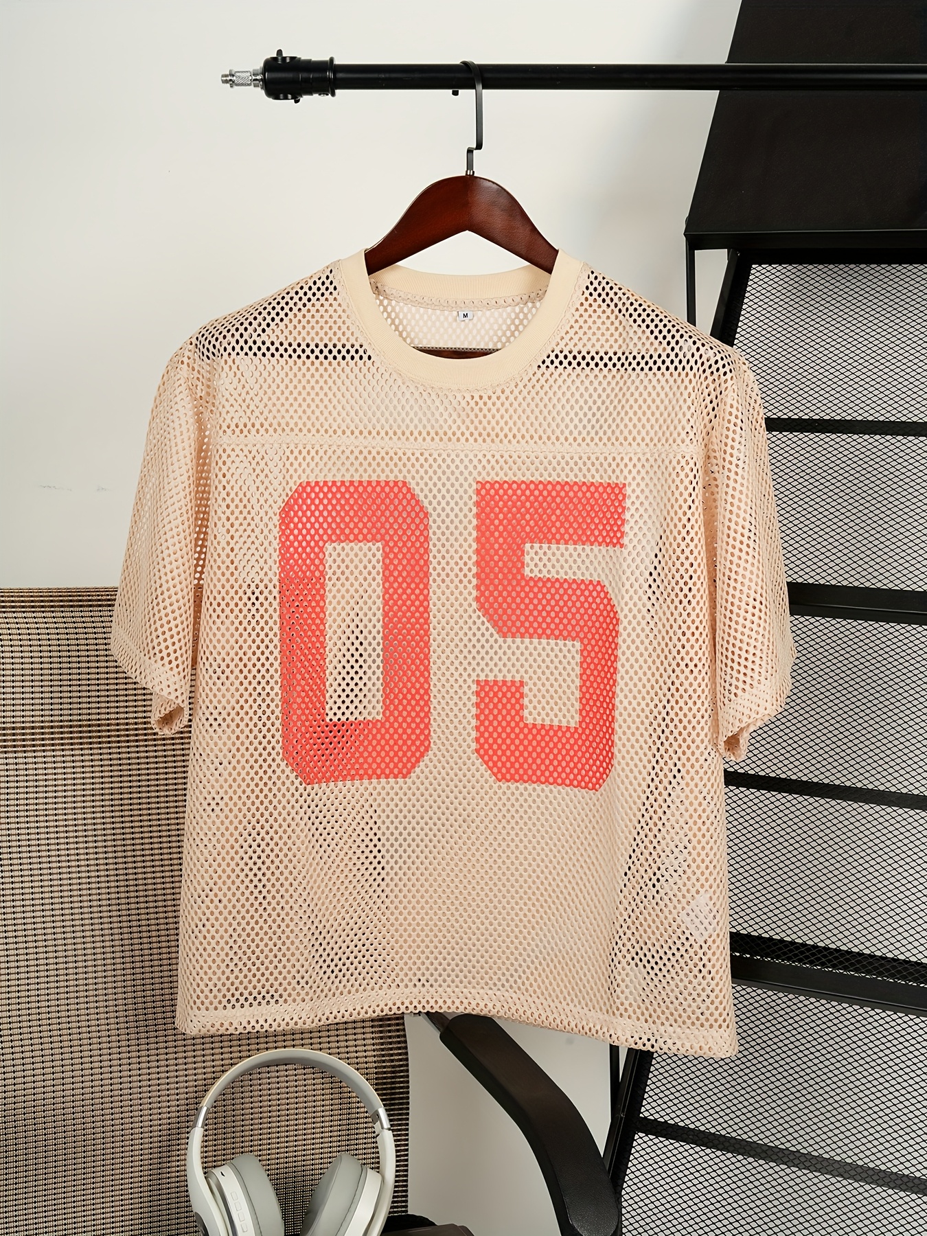 ☆New Era☆ Retro Sports Mesh Top T-Shirt Leopard 14536405 61jIX1sOBEL.jpg
