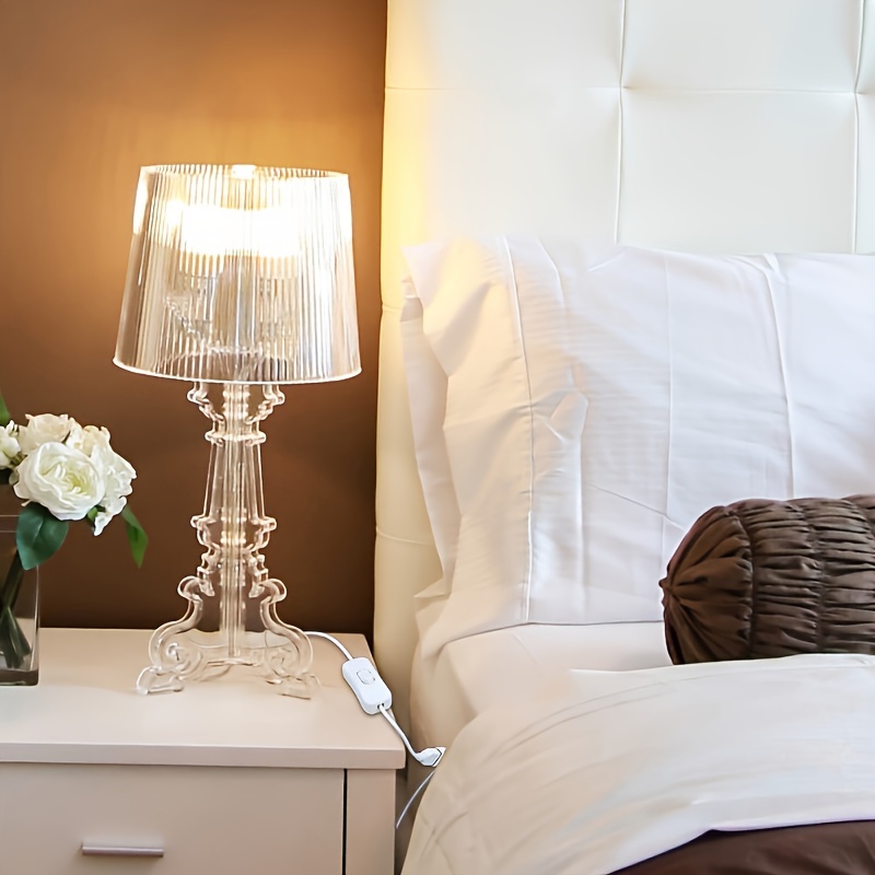 VVIA 2-Pack USB Extension Cable with On/Off Switch, PVC Plastic Round Shape, Male to Female Connector, USB Powered with Operating Voltage ≤36V for Driving Recorder, LED Desk Lamp, USB Fan, LED Strip