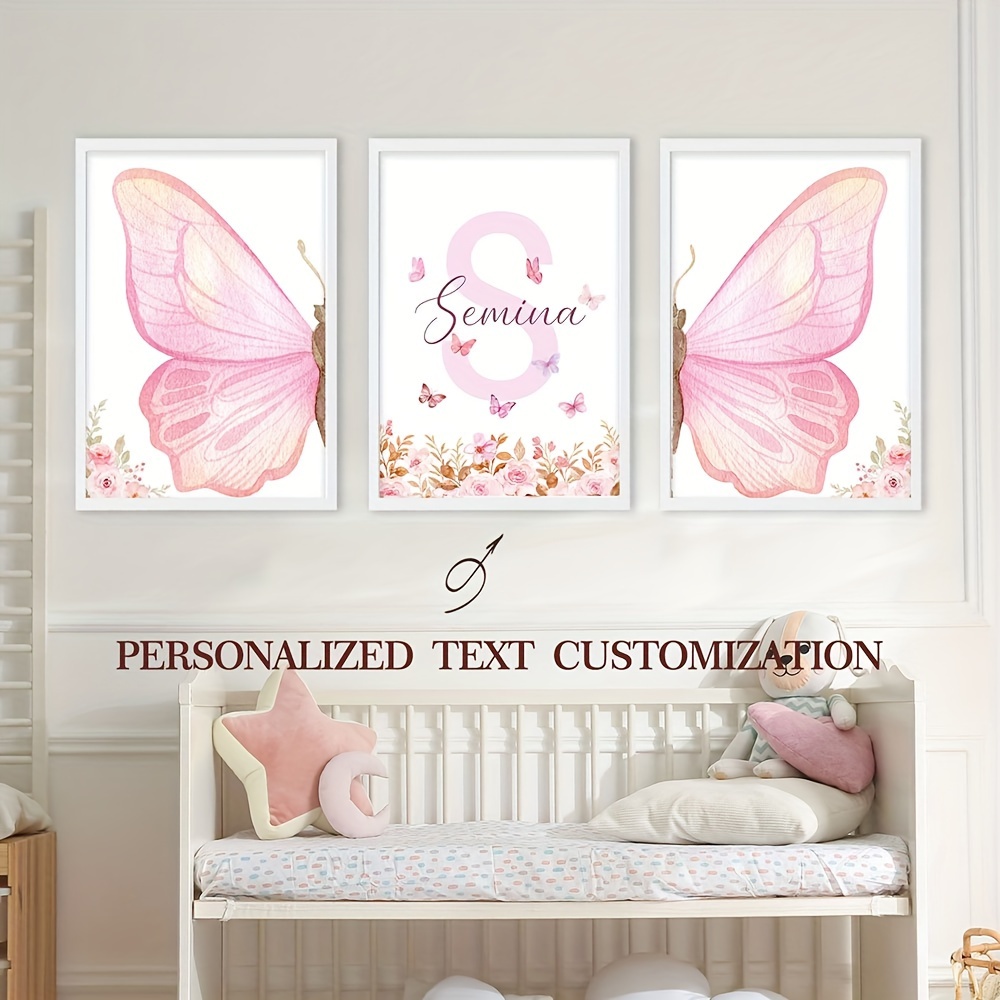 

3pcs Art Posters - Personalized & For , ' & ' Bedroom Decor - Christmas