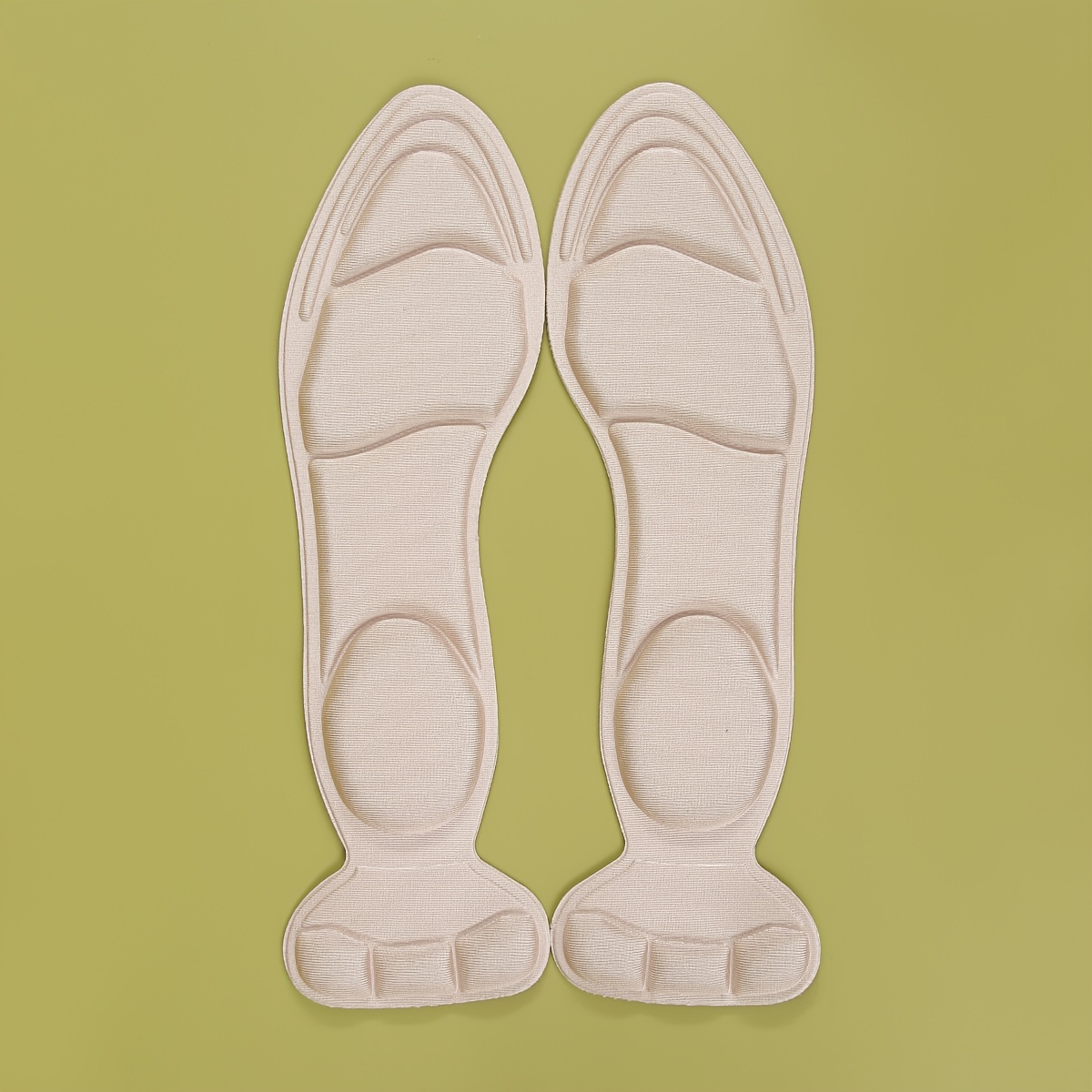 TEMU 1 Paire de Semelles Respirantes 2-en-1, pour Talons Hauts, Semelles de Chaussures Épaisses Découpables, pour Noël