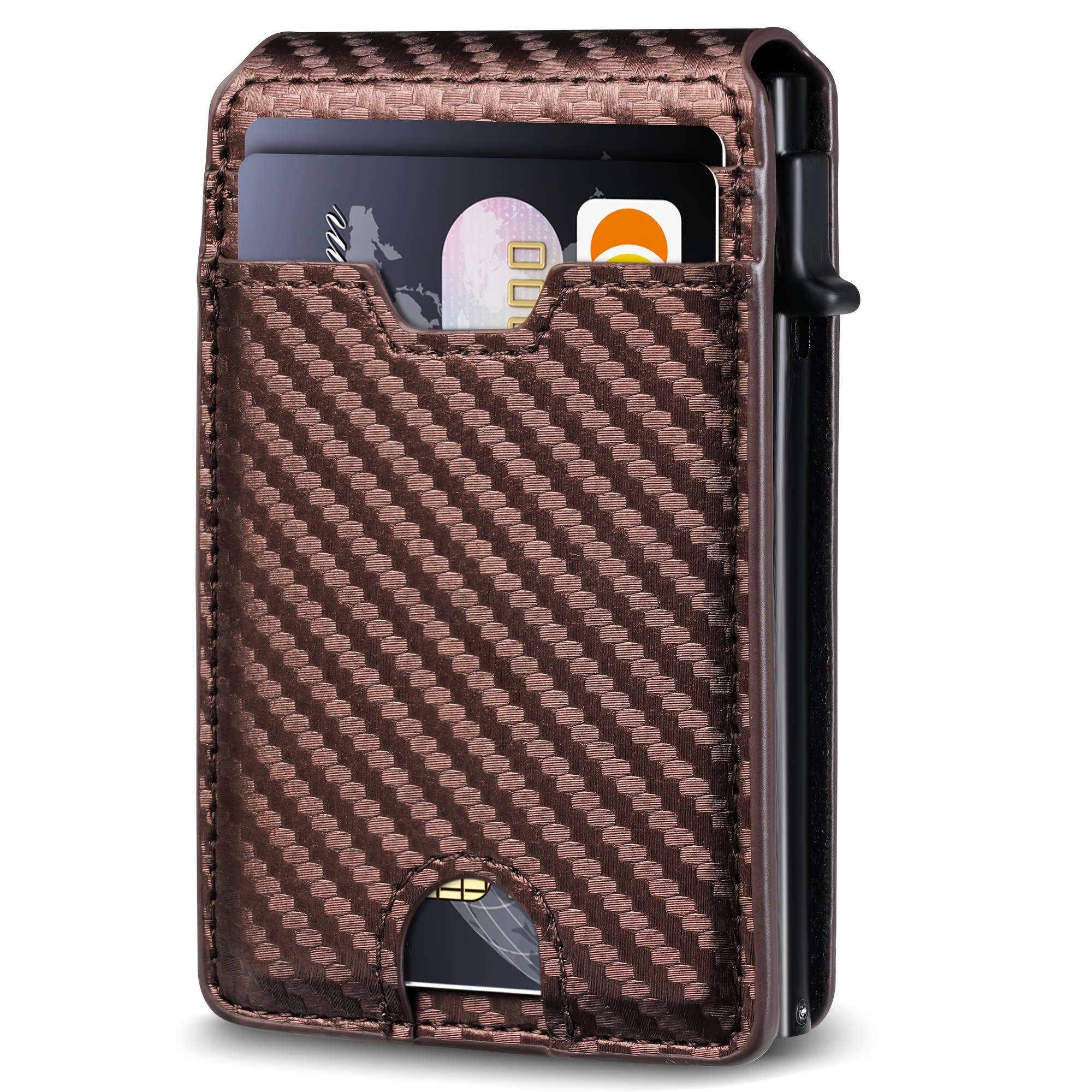 Minimalist Wallet for Men - with Money Clip Slim Leather Slots... product image 8