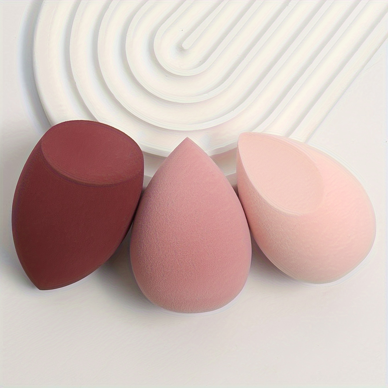 3pcs Makeup Sponges for Even Base Makeup Application