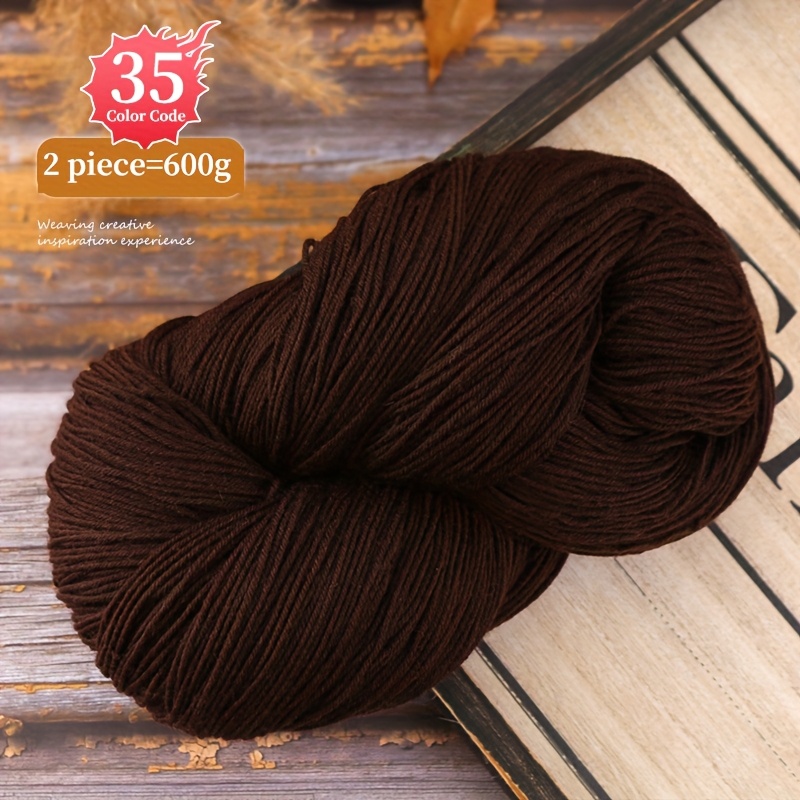 E-shop 1 Knäuel 600G Alpaka Garn mit mehreren Farben optional, zum Stricken von modischen Pullovern, Schals, Handschuhen, Mützen, Mänteln und