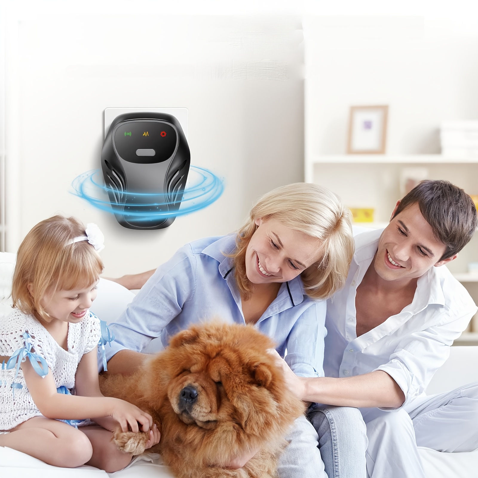 Ultrasonic Pest Repeller with Dual Speakers USB Powered for Indoor Rodent and Insect Control Safe for Humans and Pets