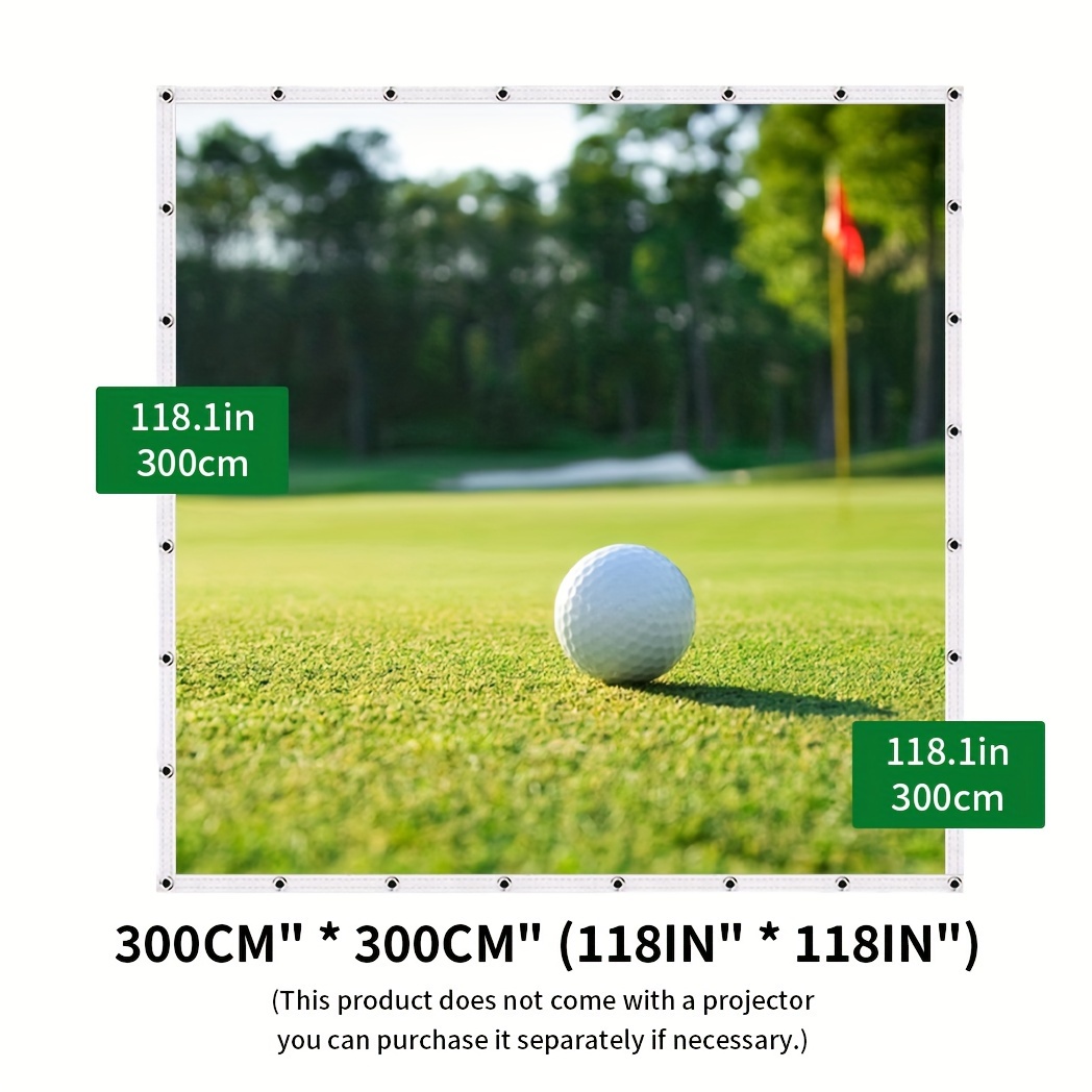 Spécial 3tyes Golf Ball Simulator Impact Display Projection Screen Jeu  d'intérieur