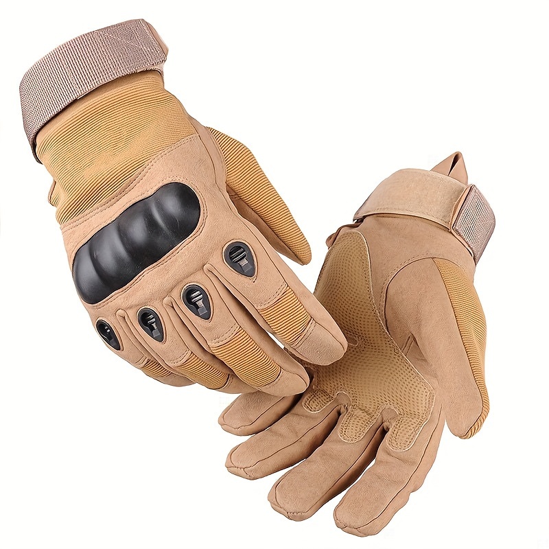 

Gloves For Men - Non-slip, Wear-resistant, Hard Shell Protective Military Fan Combat Outdoor Training Riding Gloves