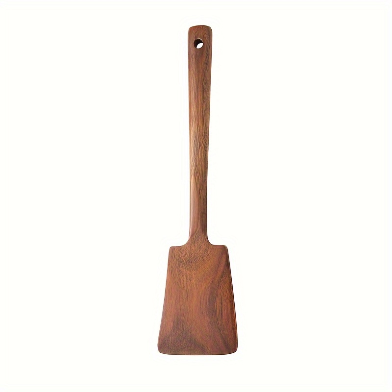 TEMU 1pc Acacia Wood Spatula Set - Non-stick, Heat Resistant, Durable Wooden Turner For Cooking - Kitchen Utensils