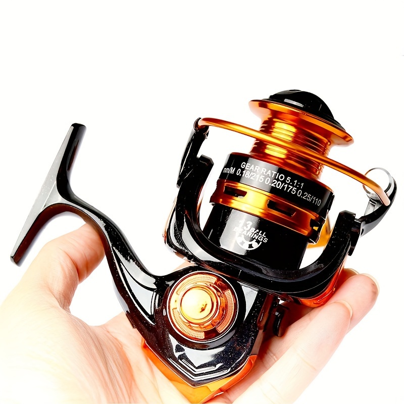 

Bakawa High-performance Reel 1000- - Spool, Interchangeable Hand, Ideal For Saltwater & Carp Fishing, Rotating Wheel