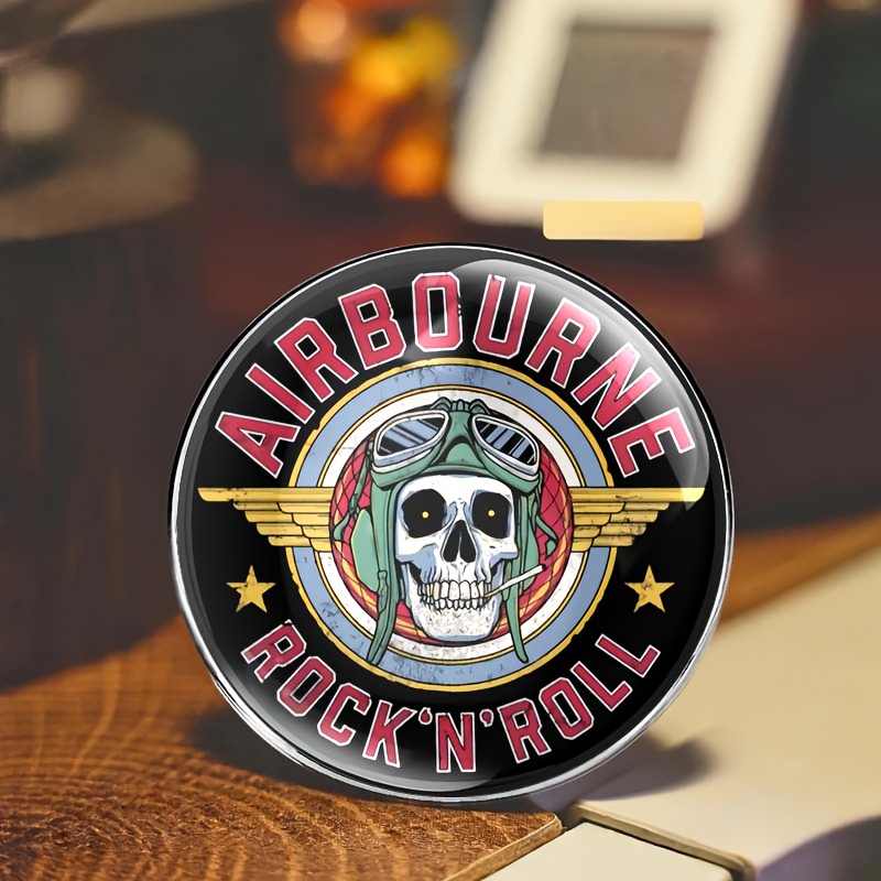 TEMU Rock Band Pin Badge Metal Alloy Accessory, Suitable For Clothing, Hats, Backpacks - A Fashionable Accessory For , , And Colleagues - A Fun And