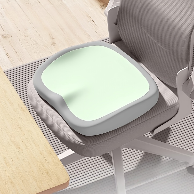 Ergonomic Memory Foam Seat Cushion for Prolonged Sitting - Adjustable Hip and Lumbar Support Pad - Portable Chair Cushion for Office, Car, and Home Use - Padded Desk Chair Cushion, Available in 8 Colors