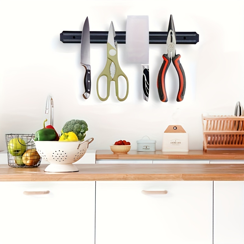 magnetic wall mounted knife rack stylish kitchen utensil organizer   plastic for home and restaurant use kitchen tools and accessories details 5