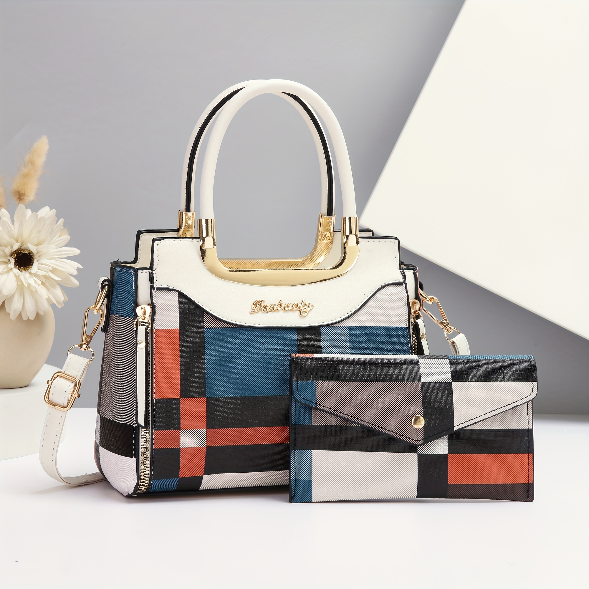 gift for mom premium womens handbag set new   age mother bag large capacity letter handbag thanksgiving gift details 1