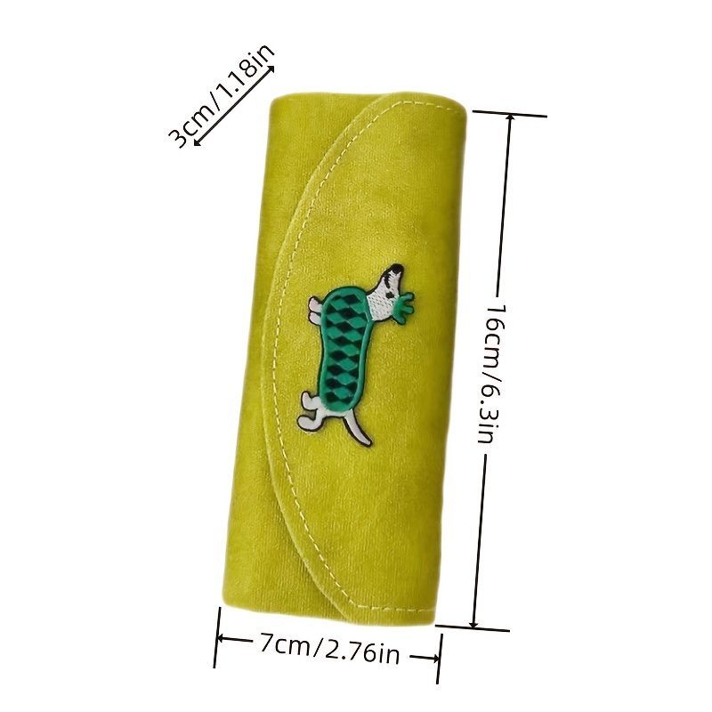 TEMU Eyeglass Case Velvet Portable Eyeglass Box Magnetic Buckle Anti-crush Eyeglass Protector