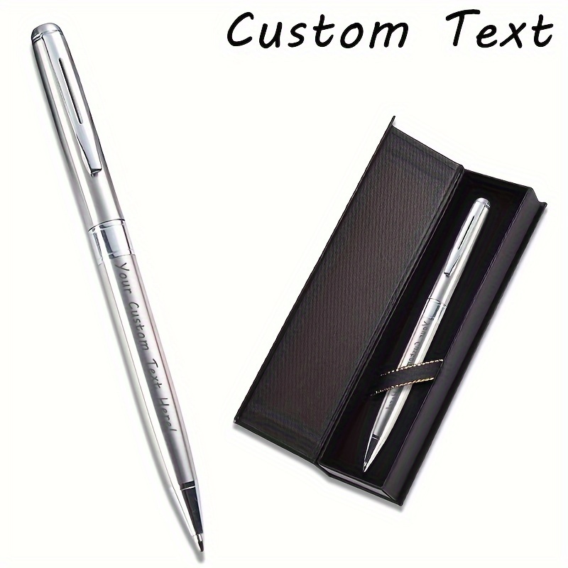 

1pc, 1pc Metal Capacitive Touch Pen 2-in-1 Pen High-end Gift Box High-end Custom Pen Oval Retractable Metal Pen Metal Pen Customizable Name Company Luxury Gift Box Gift Birthday Gift Party Gift