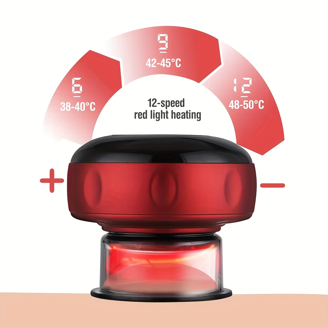 electric cupping   massager a portable kit featuring vacuum   utilized in traditional chinese medicine with rechargeable and reusable models