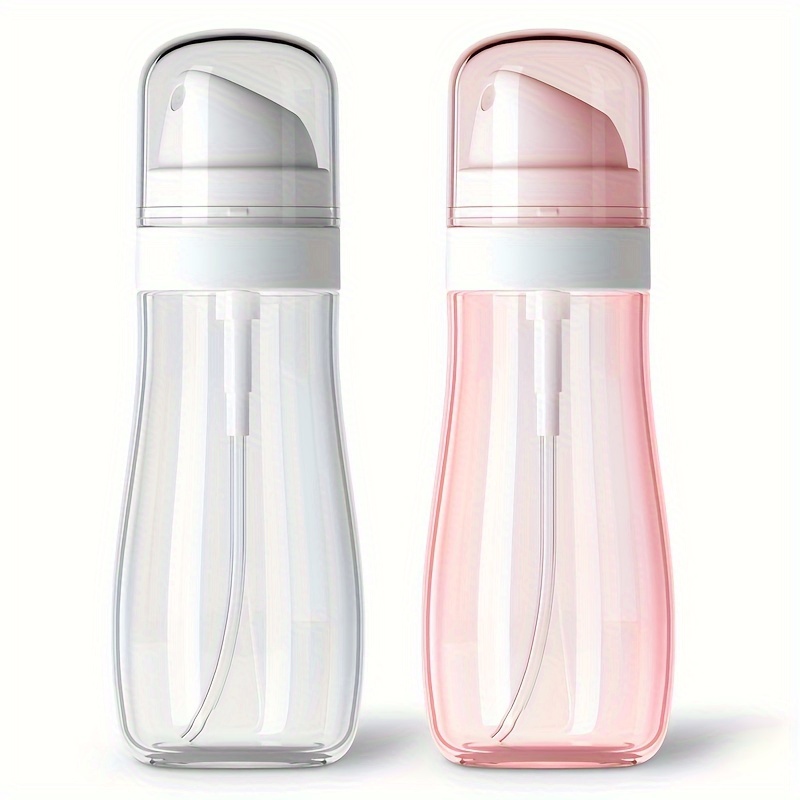 

2pcs 100ml Fine Bottles - Durable Atomizer For Cleaning, Misting, Makeup & Skin Care - Even Mist, Leak-proof, Unscented, And Easy To Carryrefillable & Travel-friendly