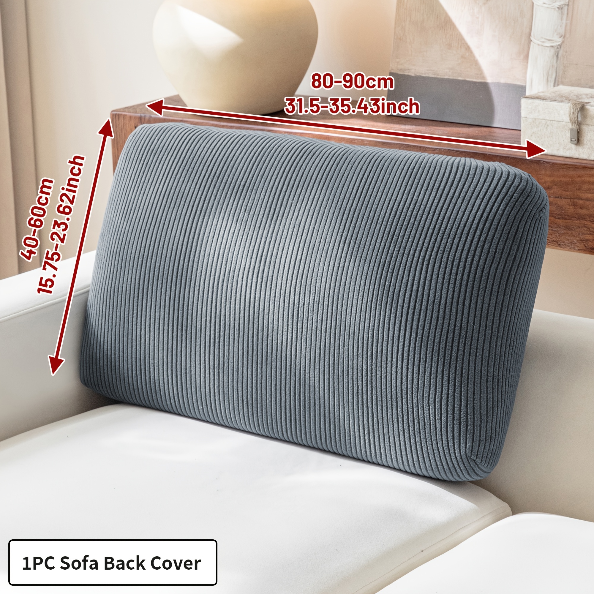 TEMU 1/2/3pcs Stretch Sofa Cover Set, Striped Floral Pattern Sofa Cushion Cover, Sofa Protector, Sofa Armrest Covers, Sofa Backrest Covers, , Elastic