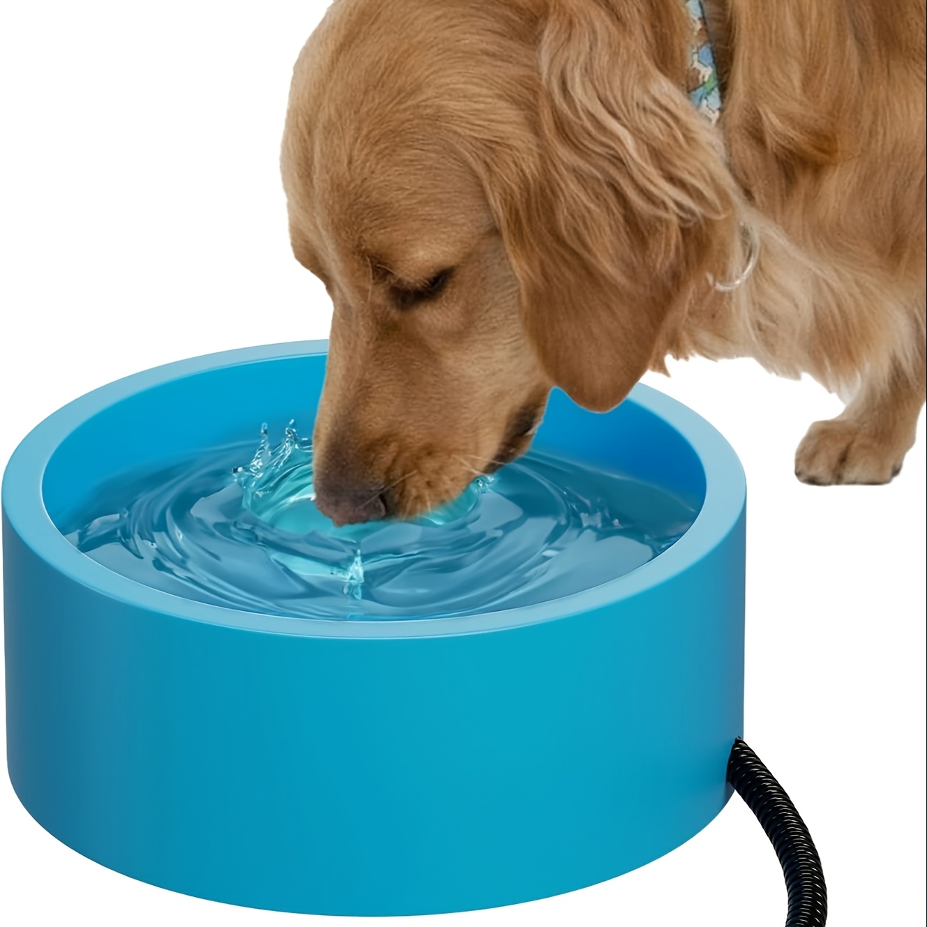 

Large For , Outdoor Dog Bowl With Chew Resistant Power Cord, -dish In Winter For Chicken Duck Animal, 108oz 30