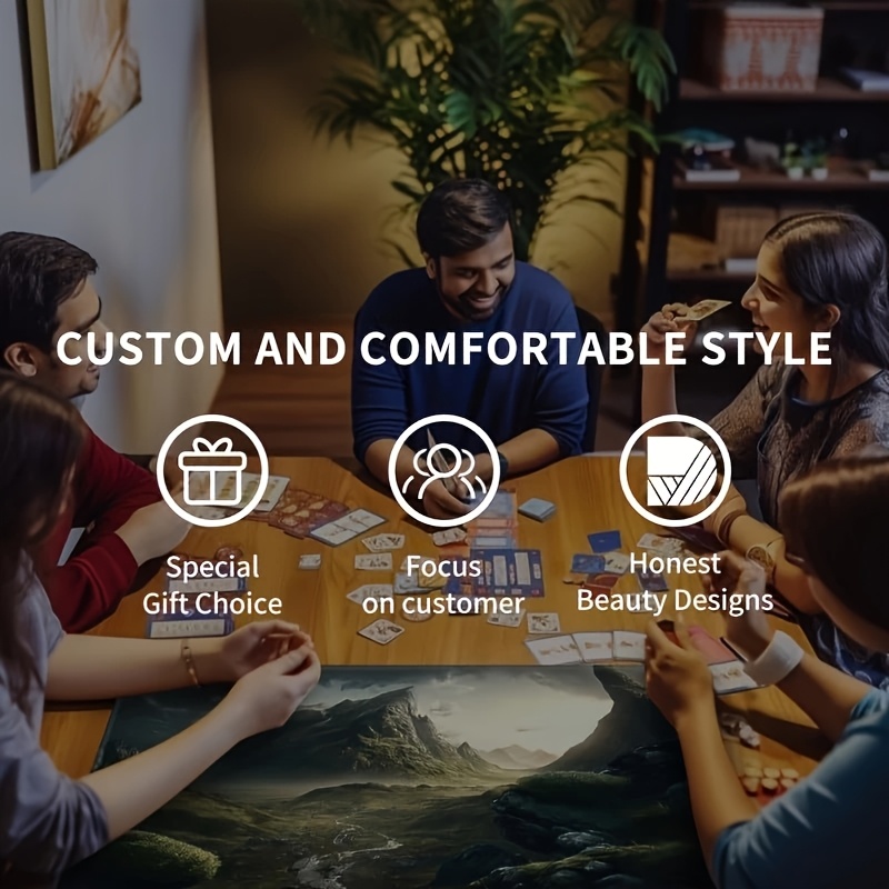 Customizable Tabletop Game Mat for Players
