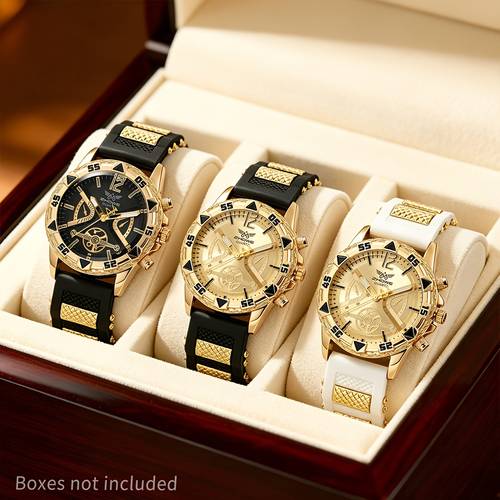 2 3 5pcs fashionable and versatile mens watch set gift box not included