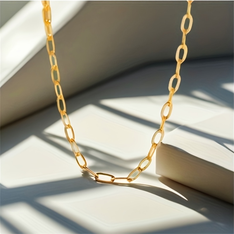 Vintage Cross Chain Necklace for Women - Adjustable Stainless Steel Accessory