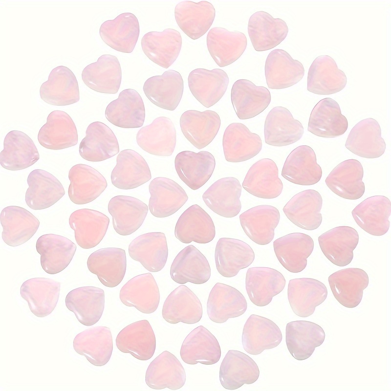 

50pcs Of 15mm/0.59 Inch Cute Stones, Polished Palm Stones, Comes With A Gift Bag.