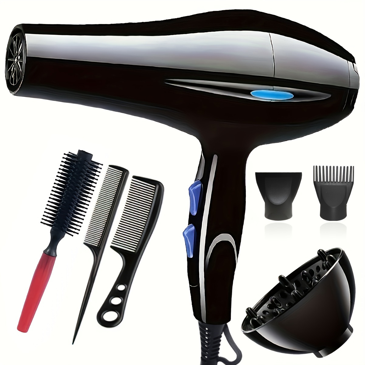 

Professional Salon Hair Dryer, Powerful Hair Dryer With Styling Accessories, Gifts For Women, Mother's Day Gift