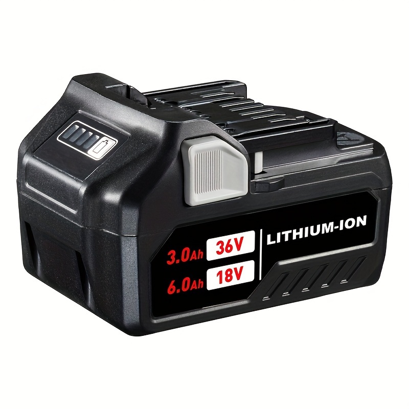 

Bsl36b18 6ah 36v/18v 21700 Type Lithium Ion Battery Replacement For Metabo Hpt/hitachi Battery 71751m 372121m Bsl36a18 Bsl36b18 Cordless Power Tools-black