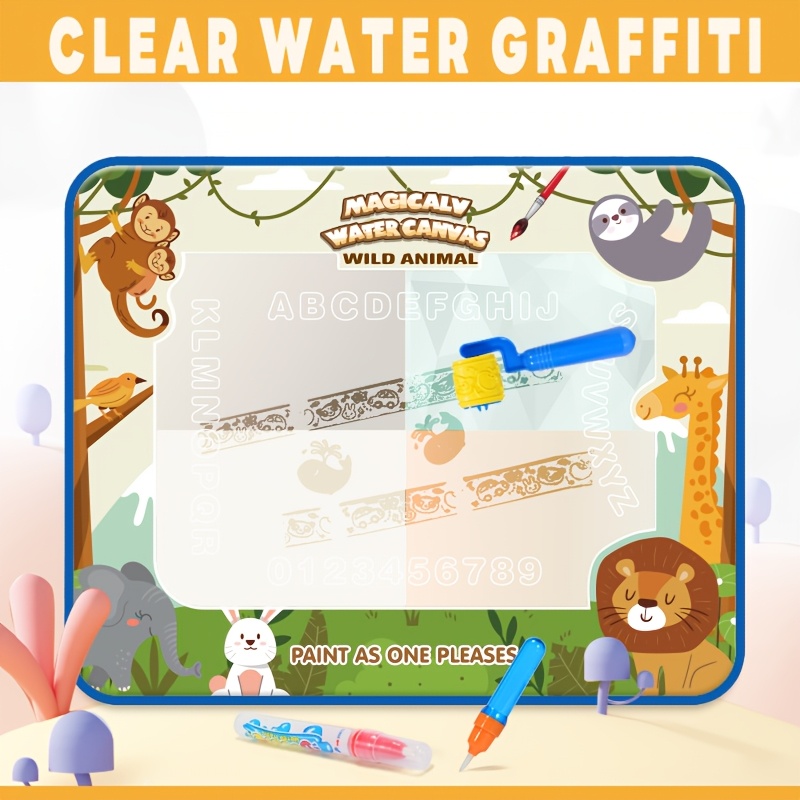 Magic Doodle Mat Set - Reusable Water Drawing Pad