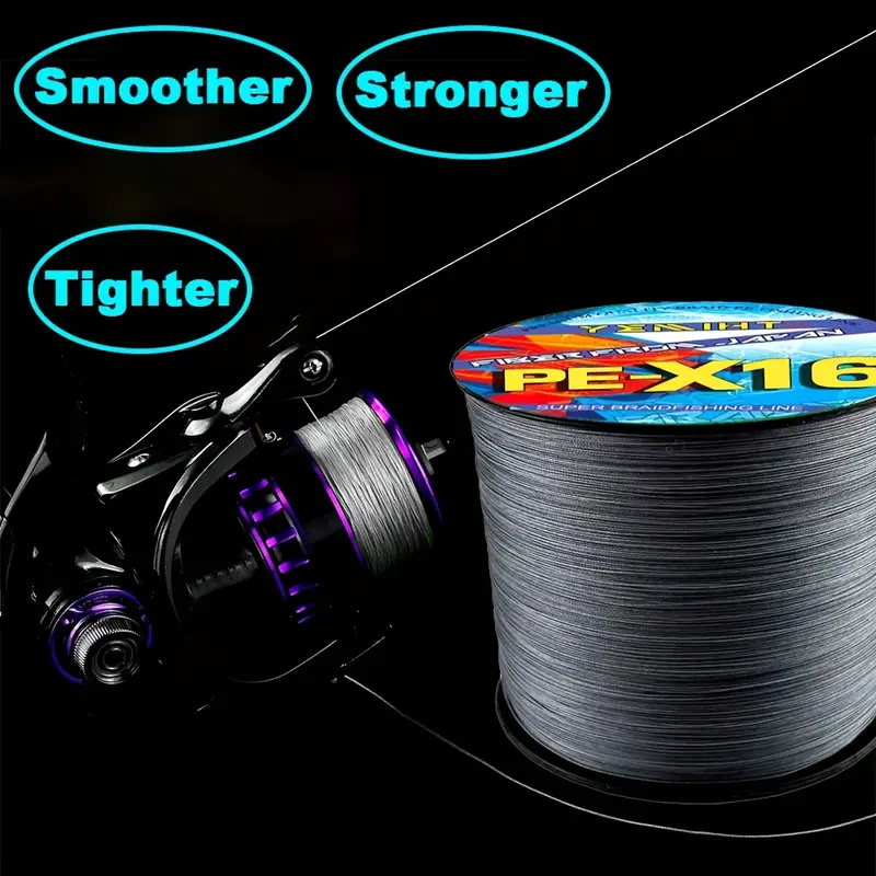16 strand super pe braided fishing line 0 8 20 smooth strong - Temu 16 strand super pe braided fishing line 0 8 20 smooth strong - Temu