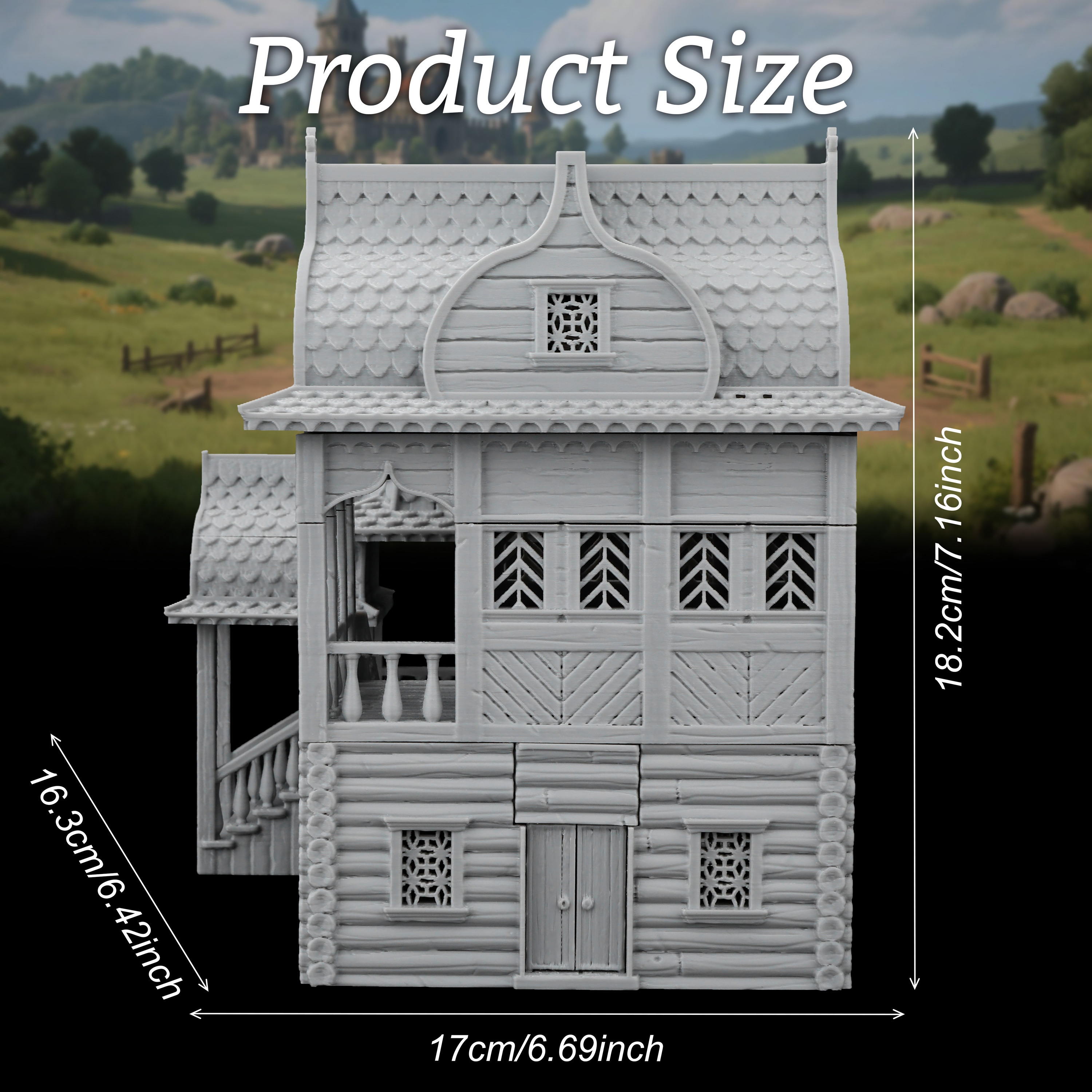 Gorgeous Building Terrain Model for RPGs