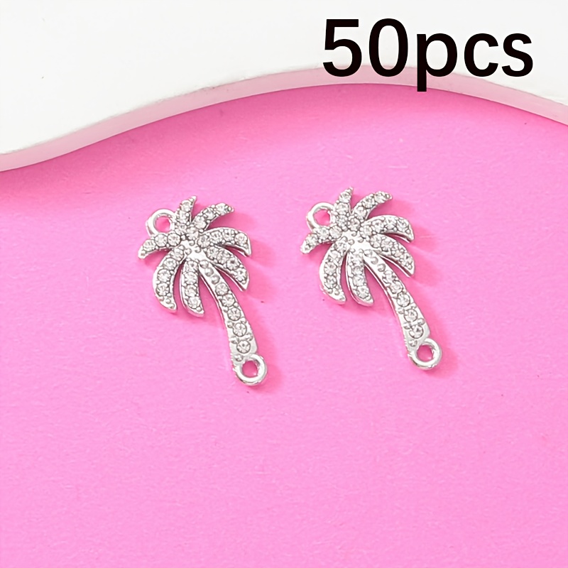 TEMU Juego de 5 piezas, juego de 20 piezas, juego de 50 piezas, DIY a - Colgante de caída con incrustaciones de de , colgante tachonado para aretes,